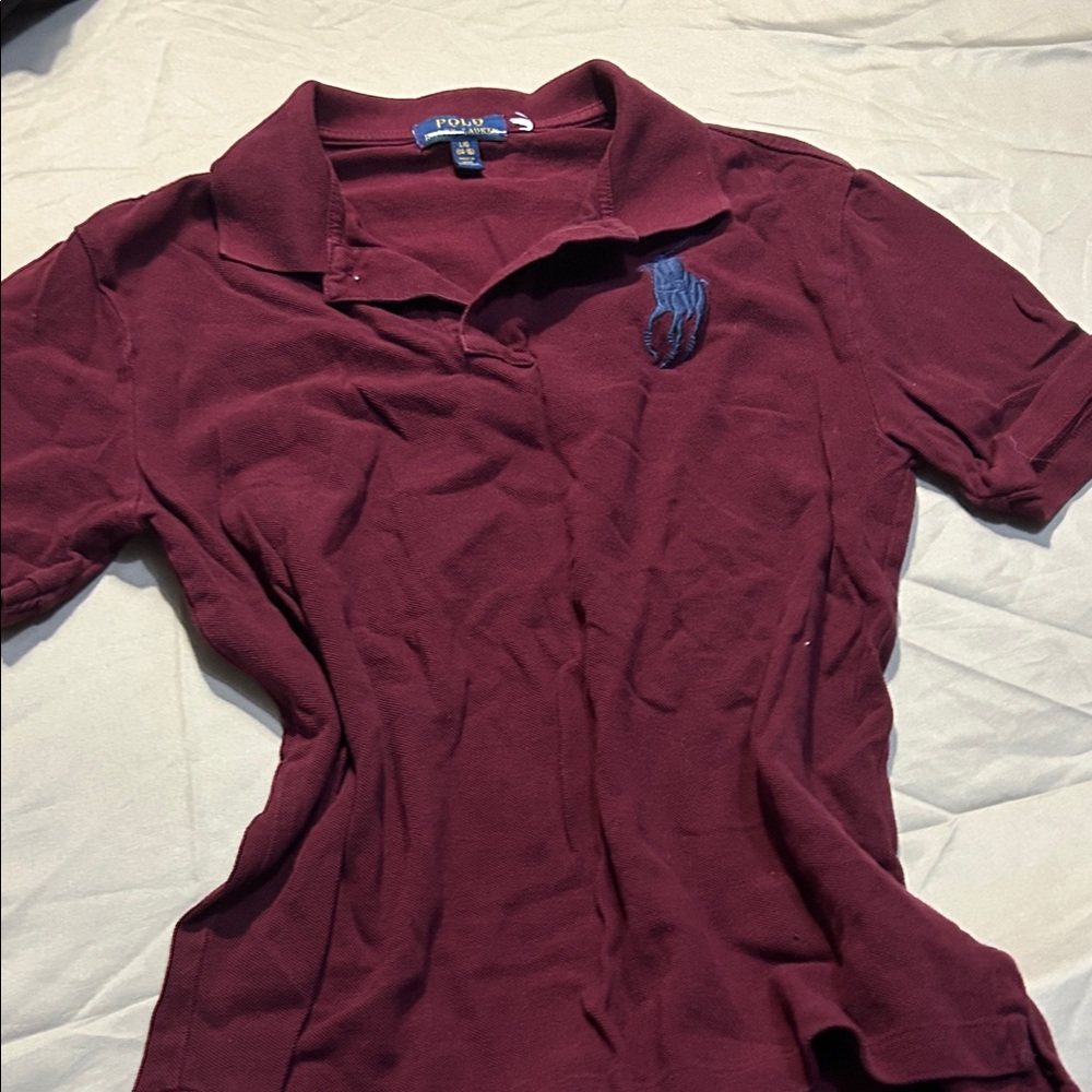 Polo by Ralph Lauren Maroon Short Sleeve Tee